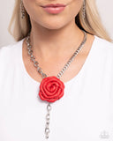 Paparazzi "Rose & Cons" Red Necklace & Earring Set Plus 3 Other Mystery Bundle Pieces